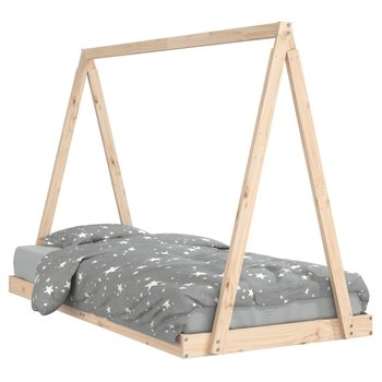 Drewniana rama łóżka dla dzieci - Lite drewno sosn / AAALOE - Zakito
