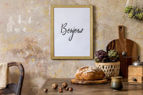 Drewniana ramka na zdjęcia z serii 