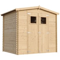 Drewniana Szopa Ogrodowa z podłogą  H218 x 236 x 226 cm - 4 m2 - Timbela M369