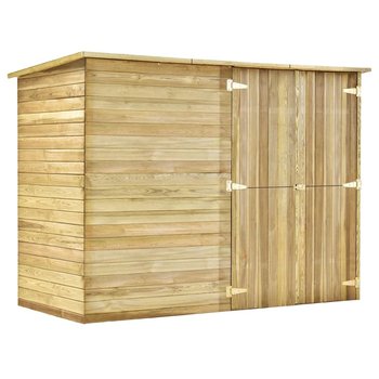 Drewniana szopa przechowywania, 232x110x170 cm, im - Zakito Europe
