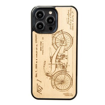 Drewniane Etui Bewood iPhone 14 Pro Max HARLEY PATENT ANIEGRE - Bewood