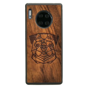 Drewniane etui Huawei Mate 30 Pro Mops Imbuia ForestZone - ForestZone