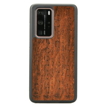 Drewniane etui Huawei P40 Pro Hymn Polski Imbuia ForestZone Patriot - ForestZone