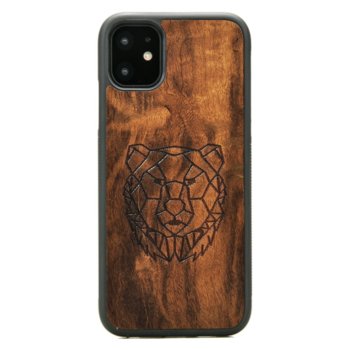 Drewniane etui iPhone 11 Niedźwiedź Imbuia ForestZone - ForestZone