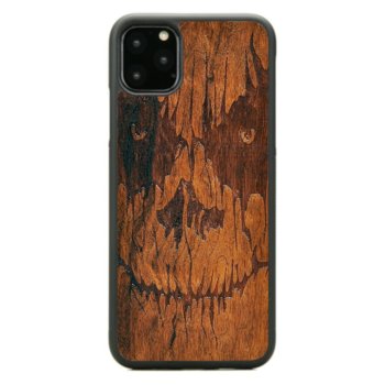 Drewniane etui iPhone 11 Pro Max Halloween Monster Imbuia ForestZone - ForestZone