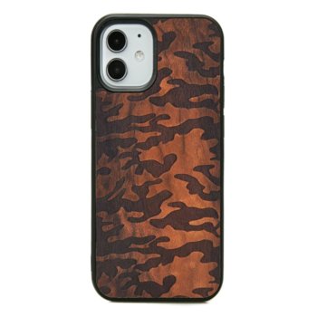 Drewniane etui iPhone 12 Mini Camo Imbuia ForestZone - ForestZone