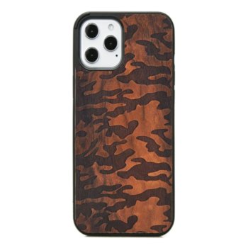 Drewniane etui iPhone 12 Pro Max Camo Imbuia ForestZone - ForestZone