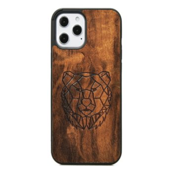 Drewniane etui iPhone 12 Pro Max Niedźwiedź Imbuia ForestZone - ForestZone