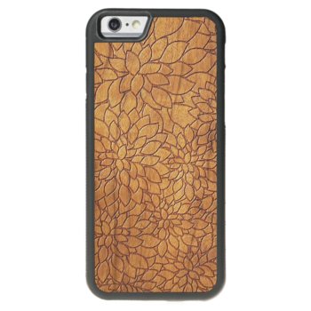 Drewniane etui iPhone 6/6S Kwiaty Imbuia ForestZone - ForestZone