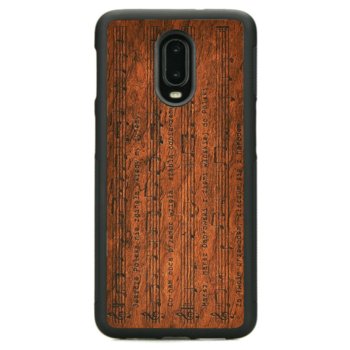 Drewniane etui OnePlus 6T Hymn Polski Imbuia ForestZone Patriot - ForestZone