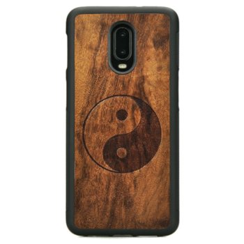 Drewniane etui OnePlus 6T Ying Yang Imbuia ForestZone - ForestZone