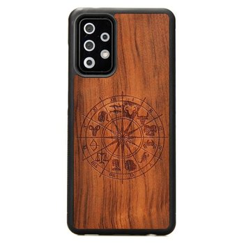 Drewniane etui Samsung Galaxy A52 5G Znak Zodiaku Baran Imbuia Forestzone - ForestZone