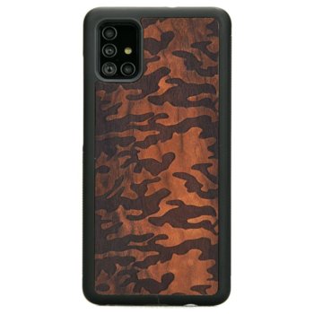 Drewniane etui Samsung Galaxy A71 5G Camo Imbuia ForestZone - ForestZone