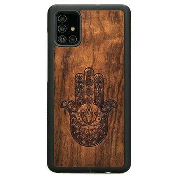 Drewniane etui Samsung Galaxy A71 5G Hamsa Imbuia Forestzone - ForestZone