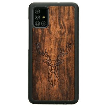 Drewniane etui Samsung Galaxy A71 5G Jeleń Imbuia Forestzone - ForestZone