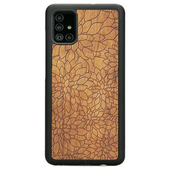 Drewniane etui Samsung Galaxy A71 5G Kwiaty Imbuia Forestzone - ForestZone