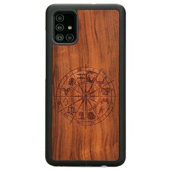 Drewniane etui Samsung Galaxy A71 5G Znak Zodiaku Baran Imbuia Forestzone - ForestZone