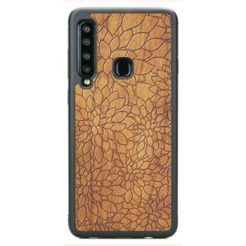 Drewniane etui Samsung Galaxy A9 2018 Kwiaty Imbuia ForestZone - ForestZone