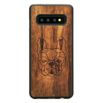 Drewniane etui Samsung Galaxy S10 Plus Buldog Francuski Imbuia ForestZone - ForestZone