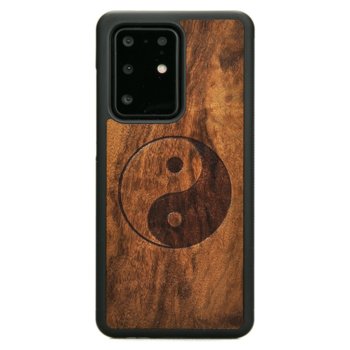 Drewniane etui Samsung Galaxy S20 Ultra Ying Yang Imbuia ForestZone - ForestZone