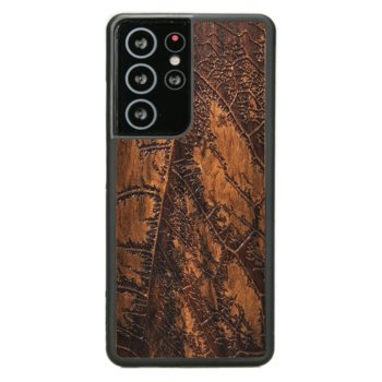 Drewniane etui Samsung Galaxy S21 Ultra Liść Imbuia ForestZone - ForestZone