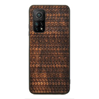 Drewniane etui Xiaomi MI 10T / 10T PRO Tatuaż Maori Imbuia ForestZone - ForestZone