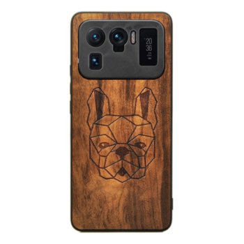 Drewniane etui Xiaomi Mi 11 Ultra Buldog Francuski Imbuia Forestzone - ForestZone