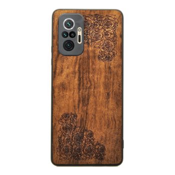 Drewniane etui Xiaomi Redmi Note 10 Pro Róża Imbuia Forestzone - ForestZone