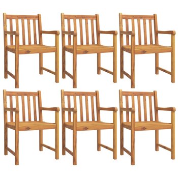 Drewniane krzesło ogrodowe - 56x55,5x90cm, akacja - Zakito
