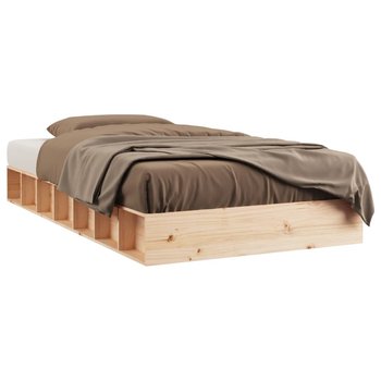 Drewniane łóżko 202,5x108x21cm, sosna - Zakito
