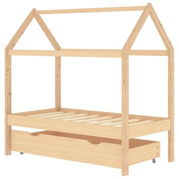 Drewniane łóżko dziecięce Dom na drzewie z szuflad - Inna marka