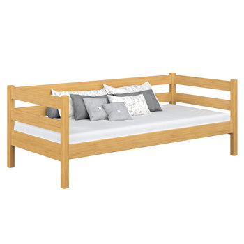 Drewniane łóżko sofa N01 sosna naturalna 120x180 - N-Wood