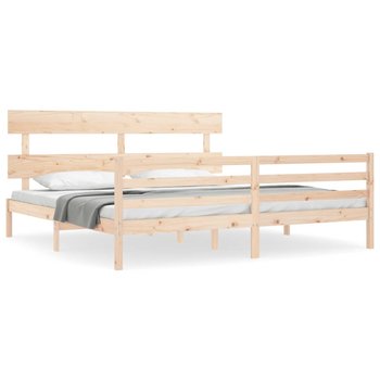 Drewniane łóżko sosnowe 180x200 cm, naturalne - Zakito Europe