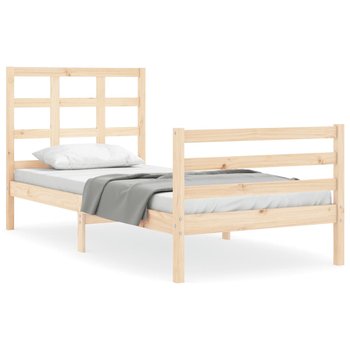 Drewniane łóżko sosnowe 205,5x95,5x100 cm - Zakito