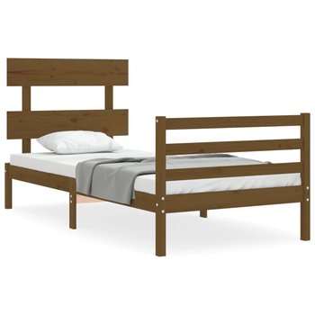 Drewniane łóżko sosnowe 90x200 miodowy brąz / AAALOE - Zakito Home