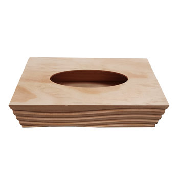 Drewniane pudełko na chusteczki - decoupage - Empik