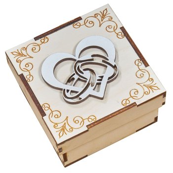 Drewniane pudełko na specjalne okazje - ślub - Manufaktura Graweru