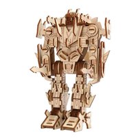 Drewniane Puzzle 3D - Optimus Prime