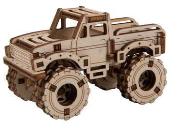 Drewniane puzzle 3D Wooden.City Superfast - Samochód Monster Truck 4 - Wooden.City