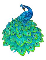 Drewniane Puzzle dla dorosłych Paw XXL 294 el.