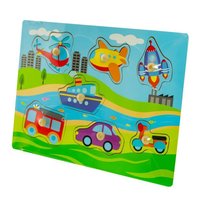 DREWNIANE PUZZLE DLA DZIECI