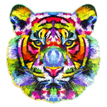 Drewniane Puzzle Kolorowy tygrys 300szt. - Twoje-Hobby