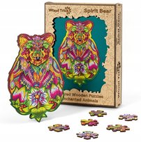 DREWNIANE PUZZLE NIEDŹWIEDŹ WYJĄTKOWA UKŁADANKA DLA DOROSŁYCH 184 ELEMENTY