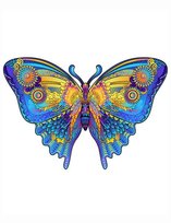 Drewniane Puzzle-Obraz dla dorosłych Motyl XXL