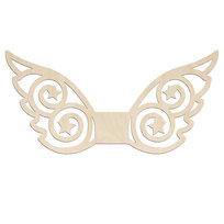 Drewniane skrzydła do Anioła Makramy Baza Skrzydełka Anielskie do Stroika