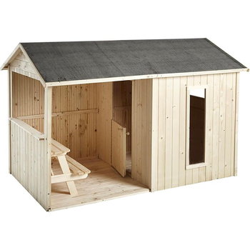 Drewniany domek dla dzieci JAZZ 242x143x160 cm - Inny producent