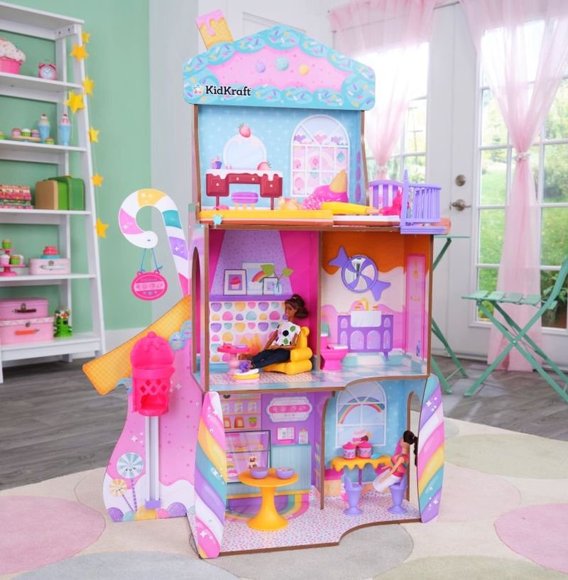 Zdjęcia - Wszystko dla lalek KidKraft Drewniany domek dla lalek Candy Castle 