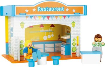 Drewniany domek dla lalek do zabawy - Restauracja - Small Foot Design