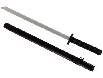 Drewniany Miecz Czarny Rekwizyt Dla Rycerza 73 cm - Lean Toys