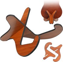 Drewniany Statyw na Gitarę X 30-38 cali 76–97 cm z Podkładką EVA
